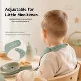 TibaToes™ PandaEar Silicone Catch Bib