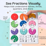 TibaToes™ FractionMaster Magnetic Math Board