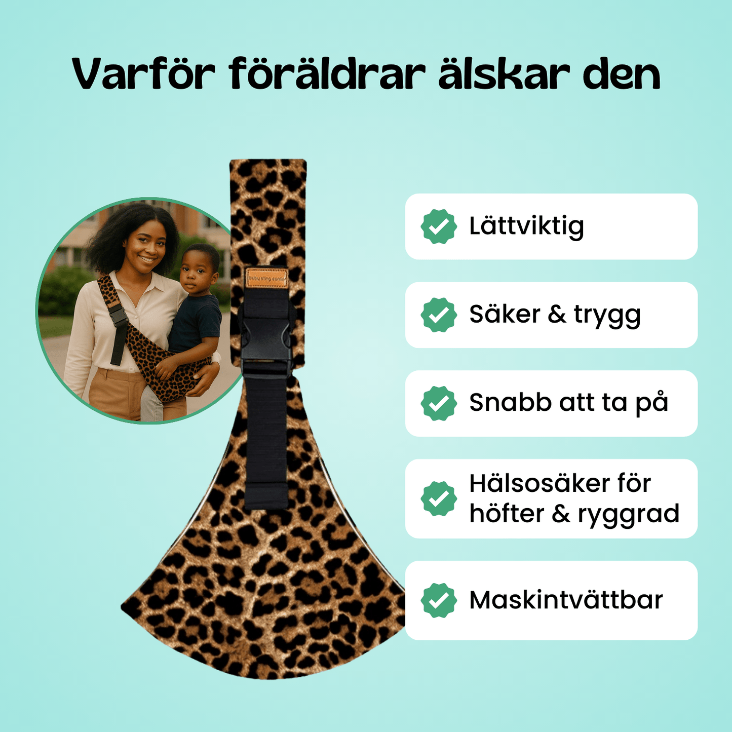 TibaToes™ TibaHug-bärsele