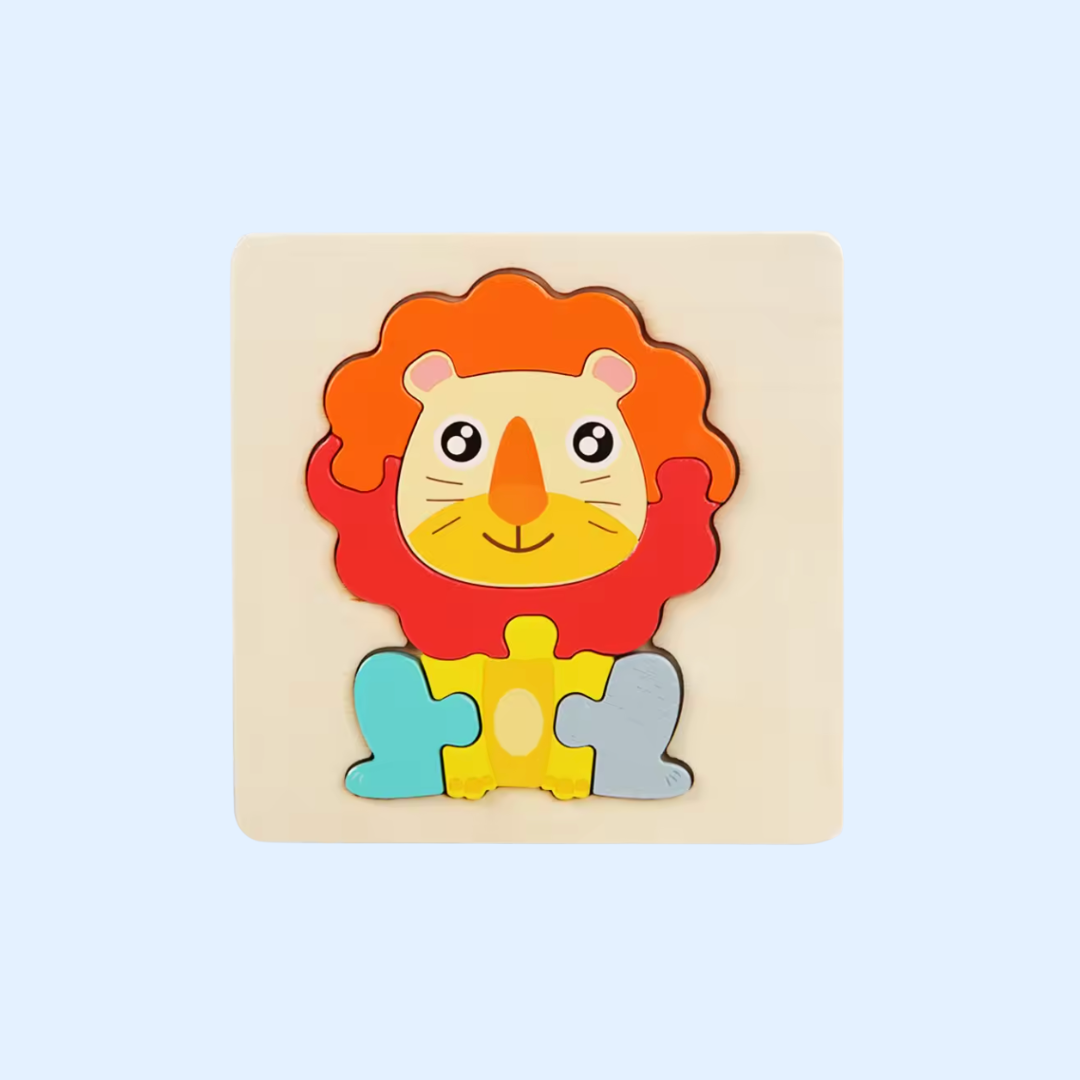 TibaToes™ Shape & Learn Wooden Puzzle