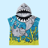 TibaToes™ Kids Hooded Beach Poncho Towel (3-8 years)
