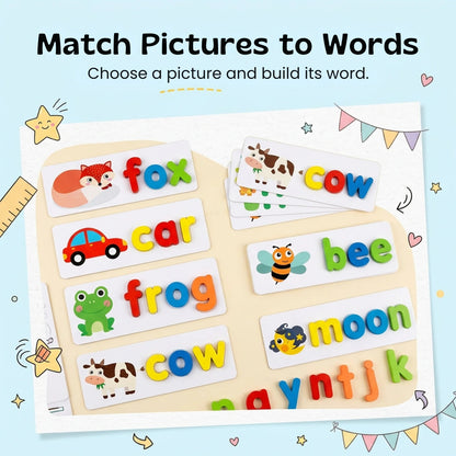 TibaToes™ See & Spell Letter Matching Game