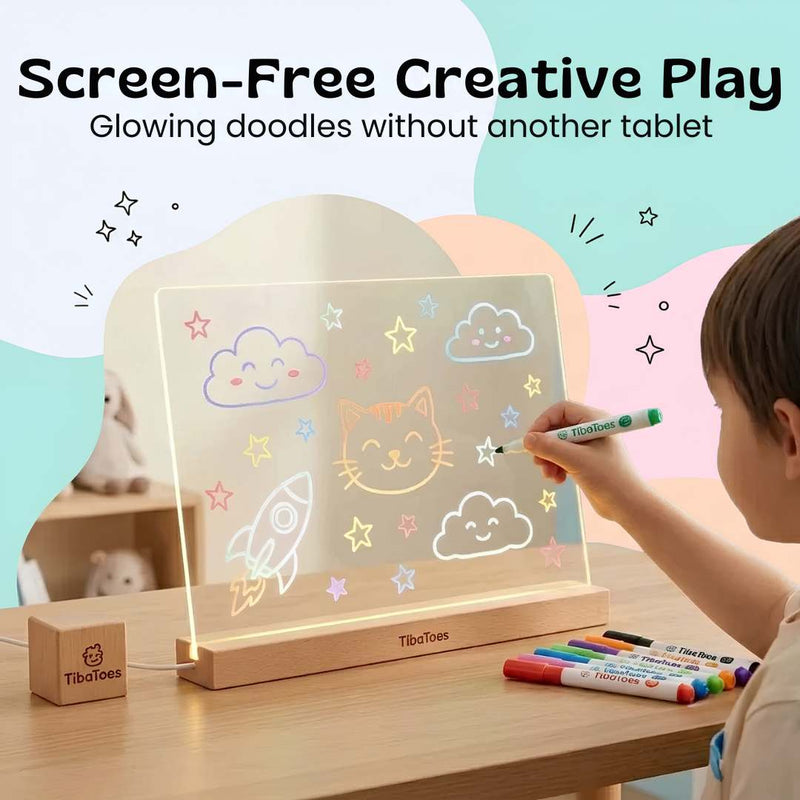 TibaToes™ GlowScribble Light-Up Drawing Board