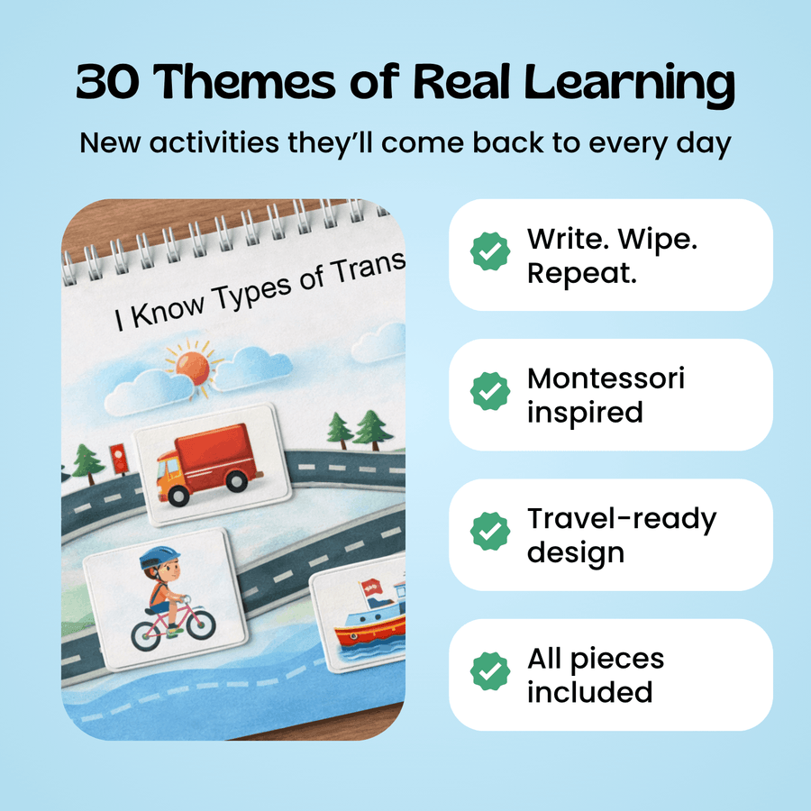 TibaToes™ Montessori Preschool Busy Book image 15