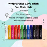 TibaToes™ RainbowGlide Washable Paint Sticks