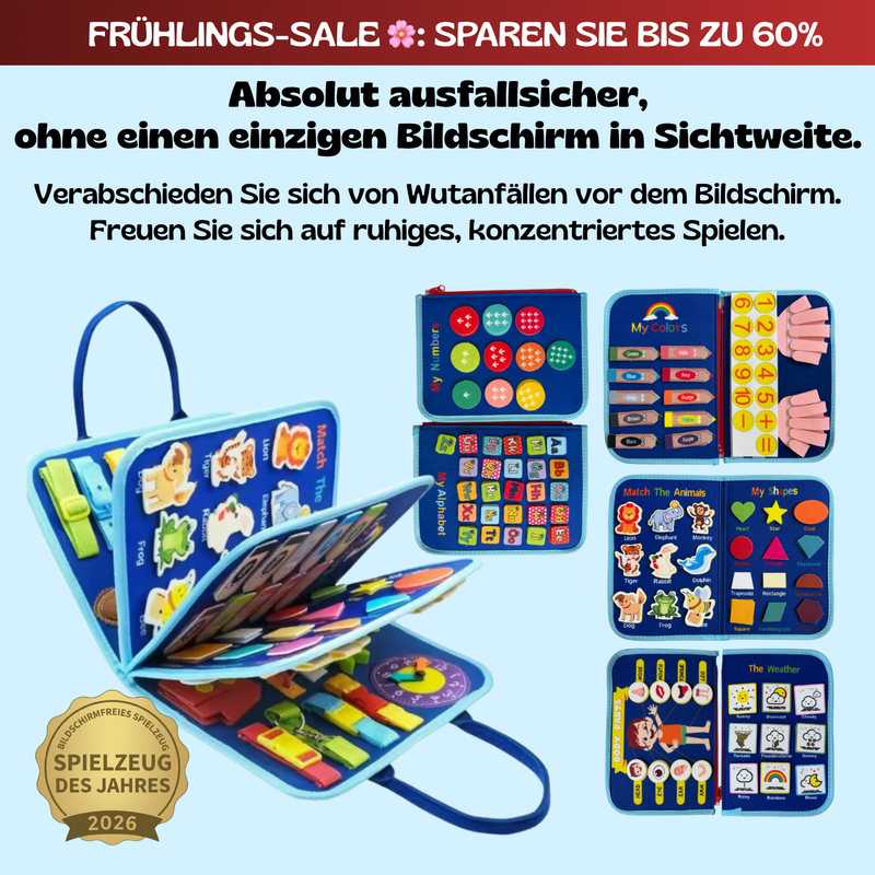 TibaToes™ Montessori-Aktivitätsbrett