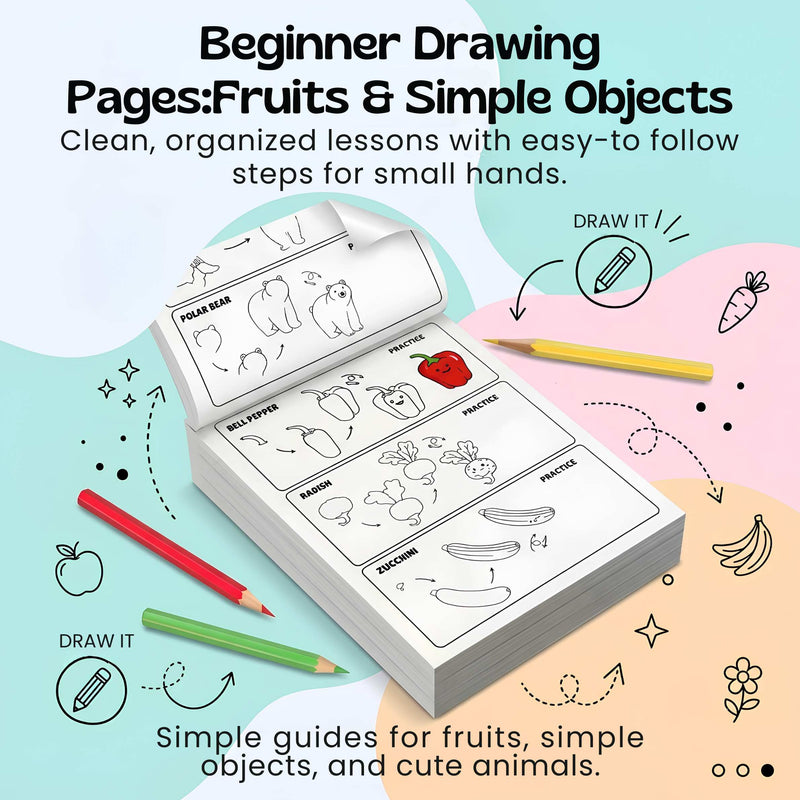 TibaToes™ Step-by-Step Drawing Workbook