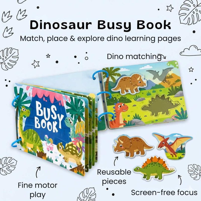 TibaToes™ Montessori Busy Book