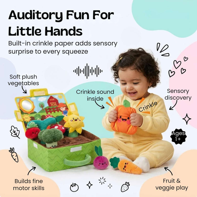 TibaToes™ Sensory Garden Plush Activity Box