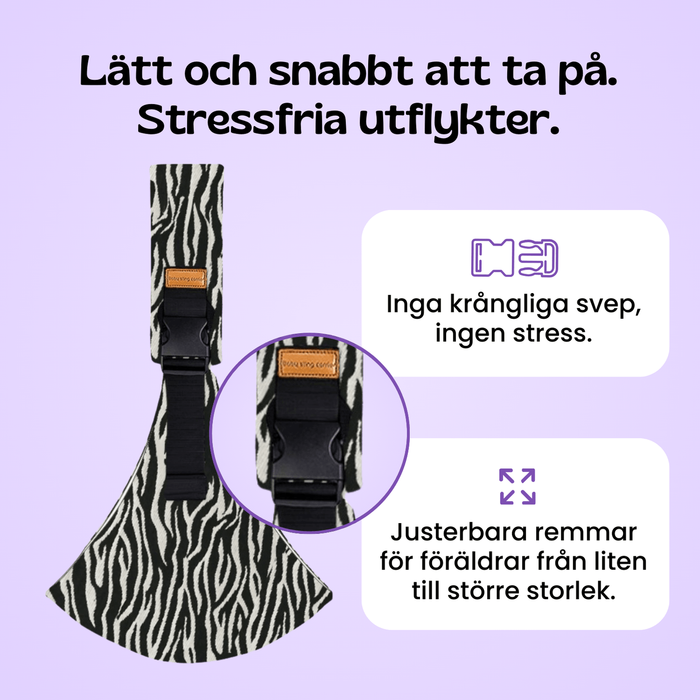 TibaToes™ TibaHug-bärsele
