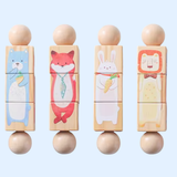 TibaToes™ Spin & Match Animal Friends