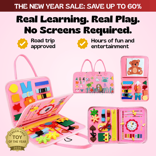 TibaToes™ Montessori Busy Board