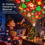 TibaToes™ ChristmasGlow Tree Projector Light