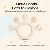 TibaToes™ LittleGrip Silicone Teether Rattle