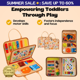 TibaToes™ Montessori Busy Board