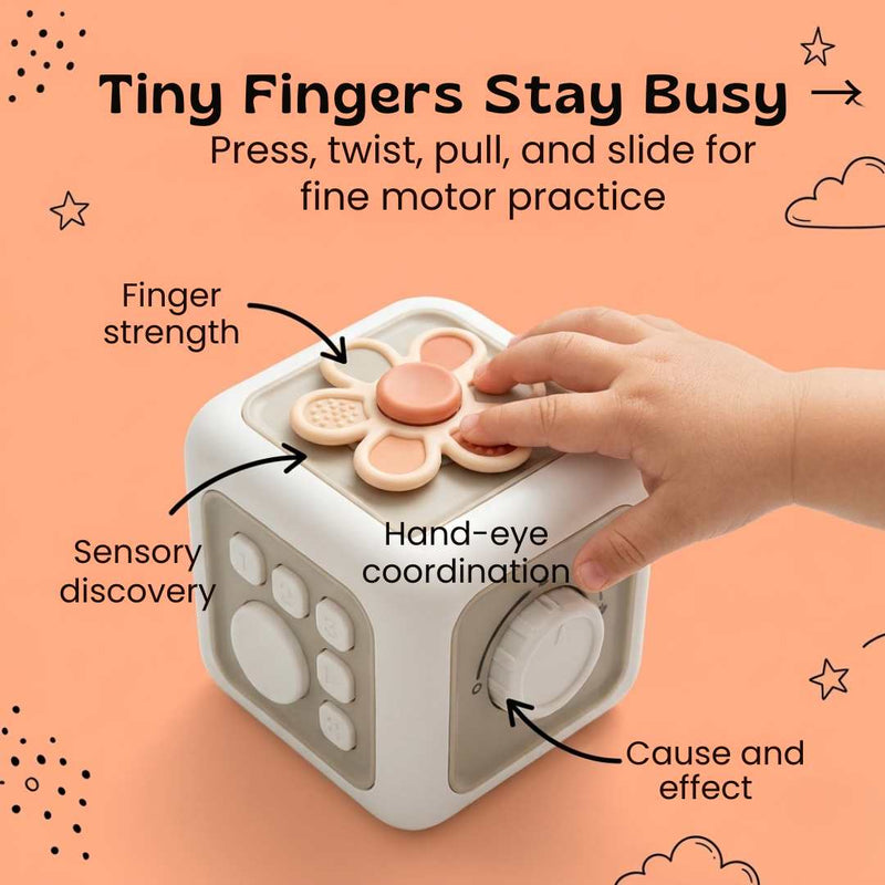 TibaToes™ Montessori Busy Cube