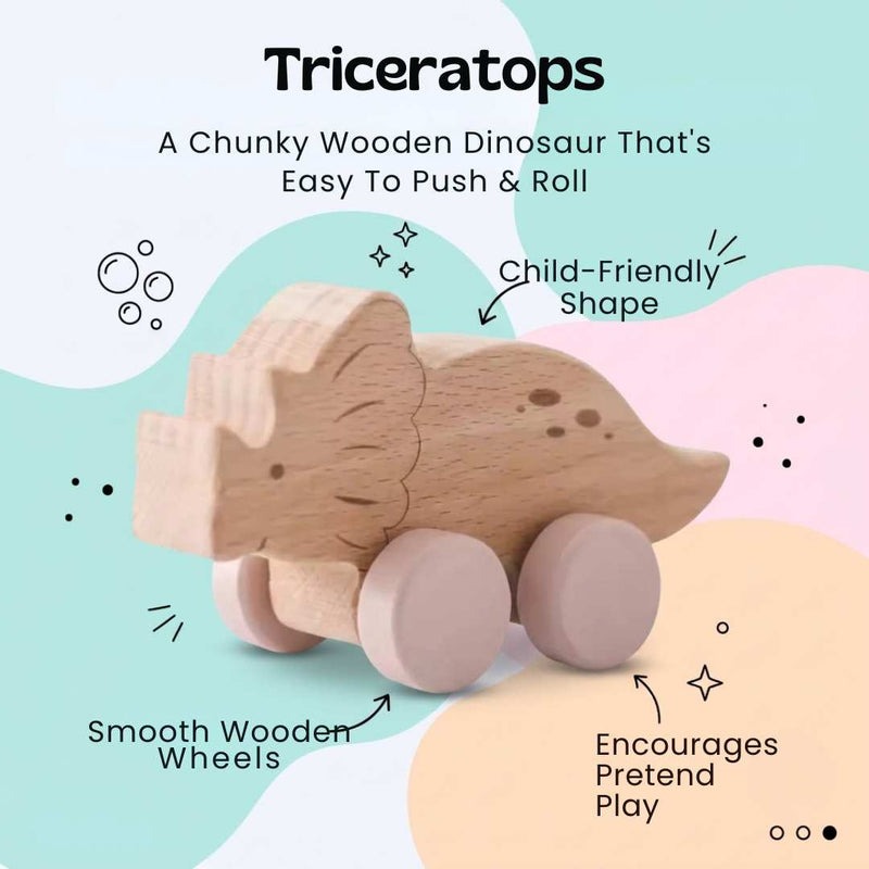 TibaToes™ Wooden Wonder Wheels