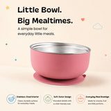TibaToes™ BearGrip Stainless Steel Suction Bowl