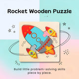 TibaToes™ Shape & Learn Wooden Puzzle