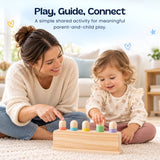 TibaToes™ Pop & Press Wooden Activity Toy
