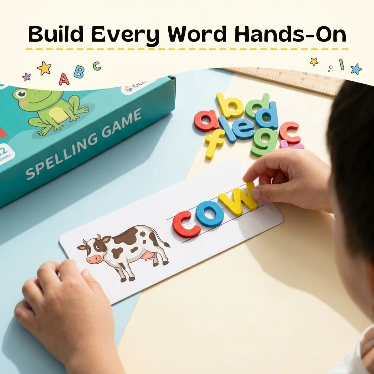 TibaToes™ See & Spell Letter Matching Game