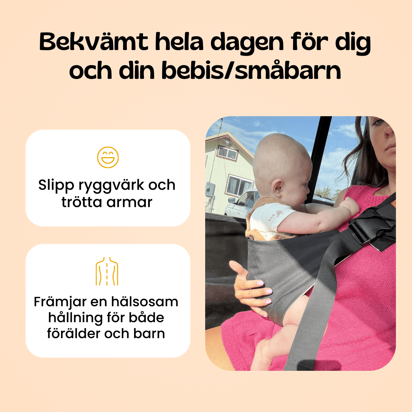 TibaToes™ TibaHug-bärsele