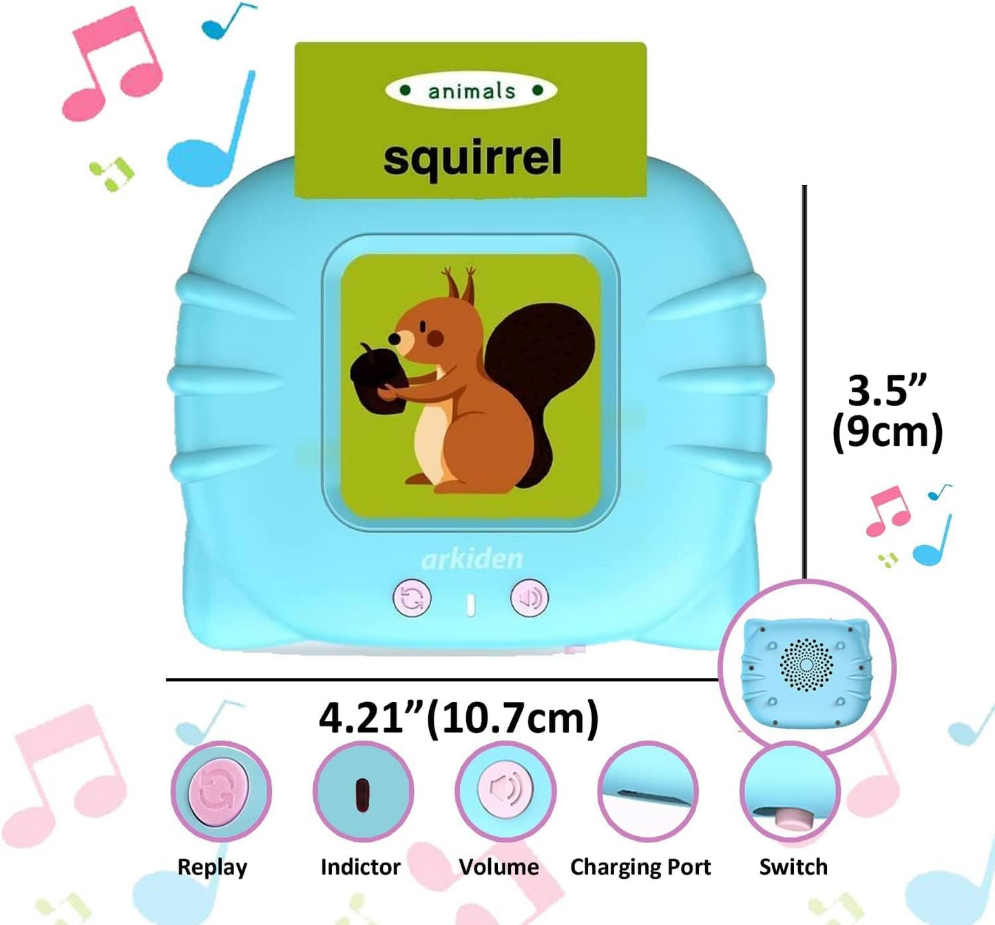 TibaToes™ Montessori Talking Flashcards