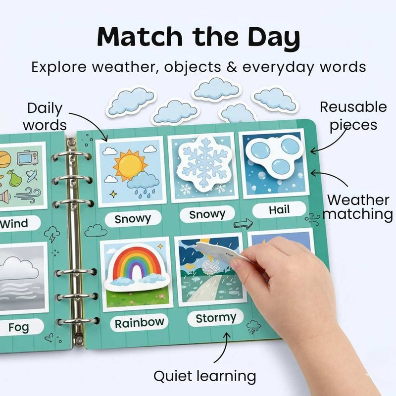 TibaToes™ Montessori Busy Book