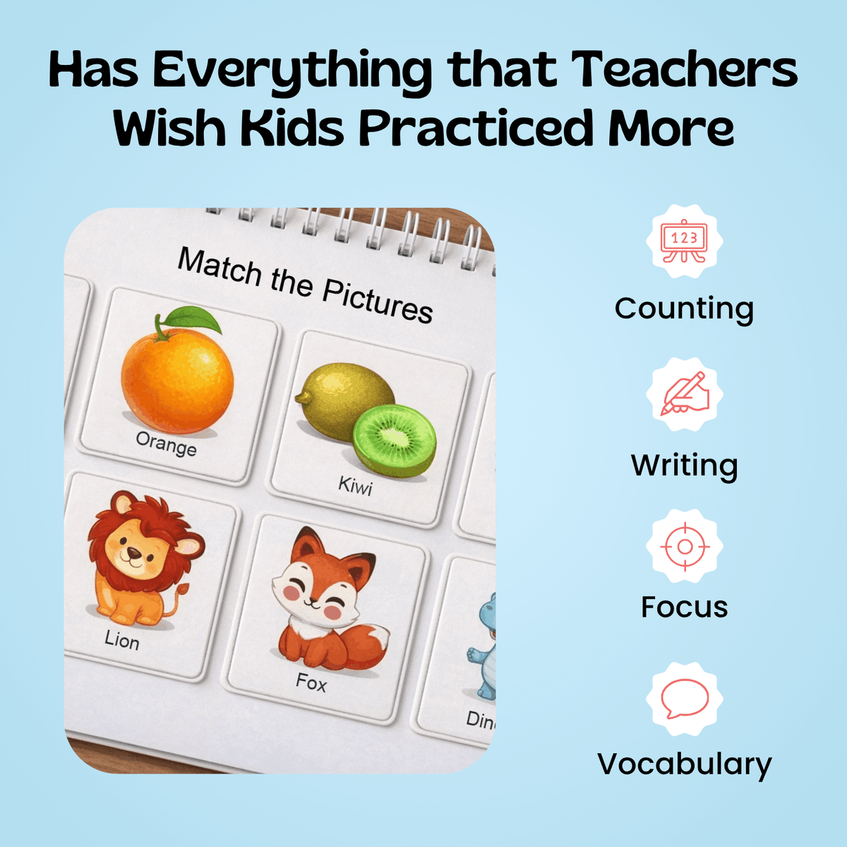 TibaToes™ Montessori Preschool Busy Book image 8