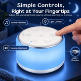 TibaToes™ SleepyGlow White Noise Machine