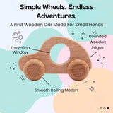 TibaToes™ Wooden Wonder Wheels