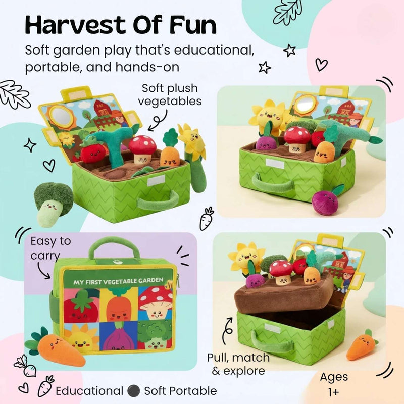 TibaToes™ Sensory Garden Plush Activity Box
