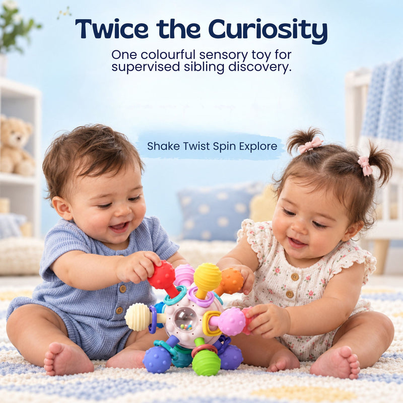 TibaToes™ Atomic Sensory Teether Ball