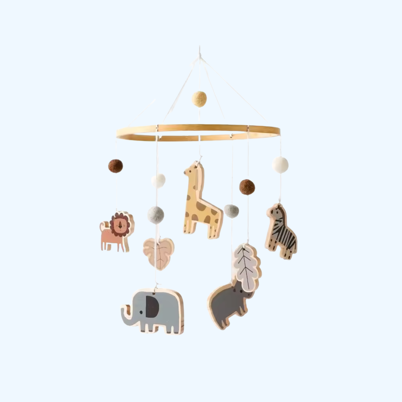 TibaToes™ Wooden Baby Mobile