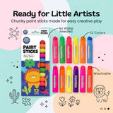 TibaToes™ RainbowGlide Washable Paint Sticks