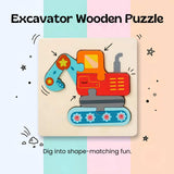 TibaToes™ Shape & Learn Wooden Puzzle