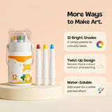 TibaToes™ Silky Twist-Up Crayon Set