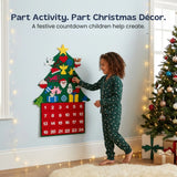 TibaToes™ Felt Christmas Countdown Tree