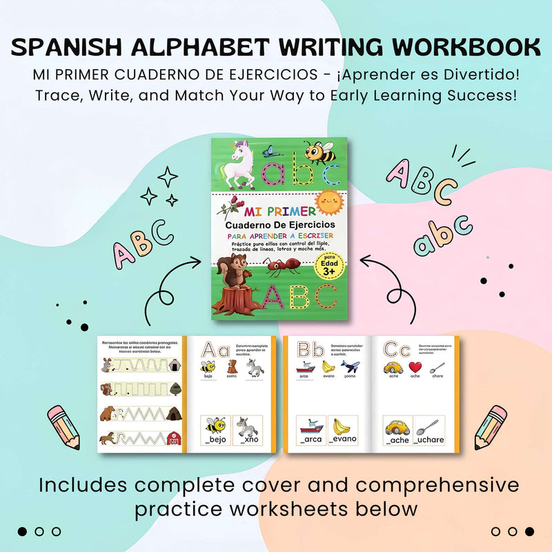 TibaToes™ Spanish ABC Writing Workbook