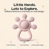 TibaToes™ LittleGrip Silicone Teether Rattle