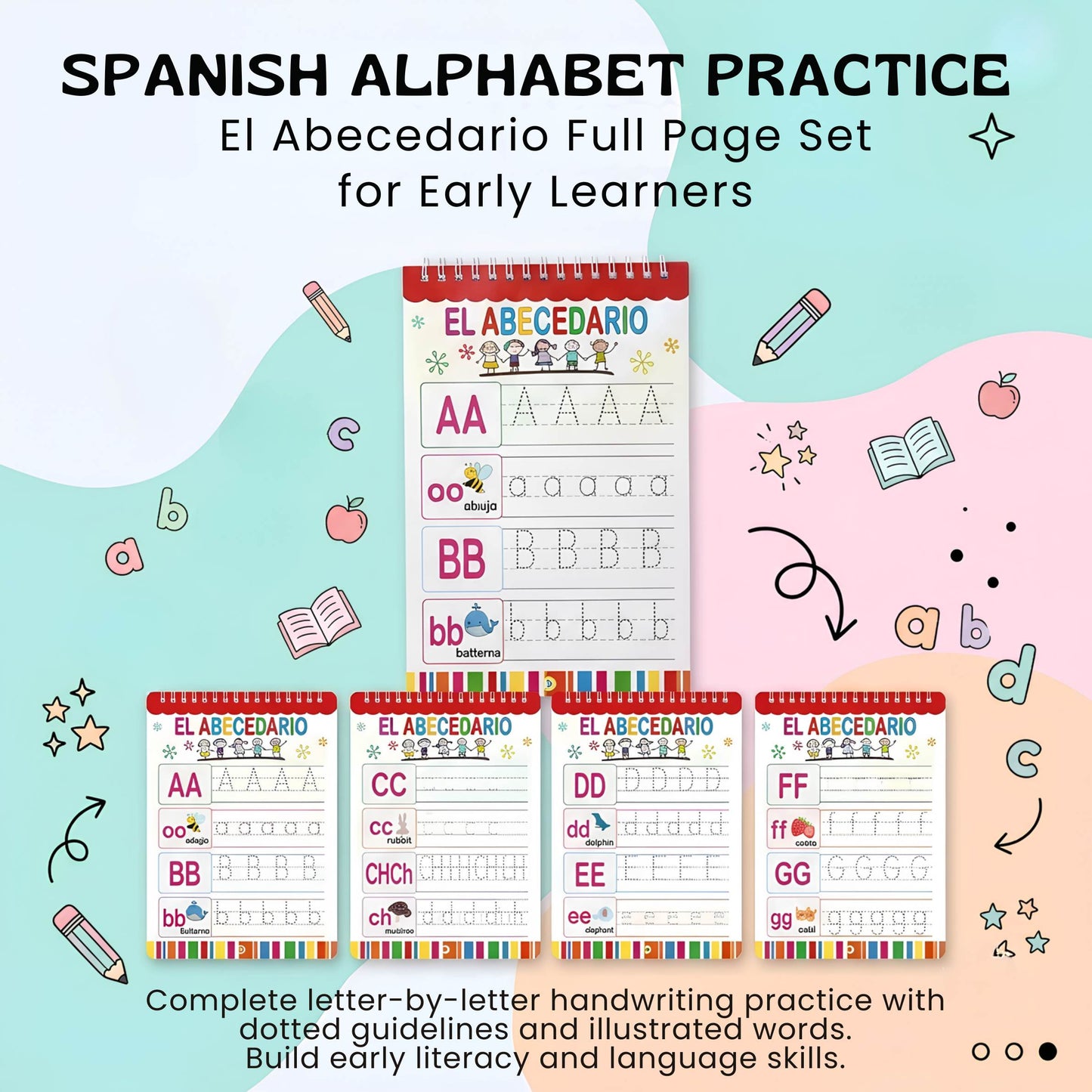 TibaToes™ Bilingual Magic Writing Workbook