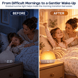 TibaToes™ SunriseGlow Sound Alarm Clock
