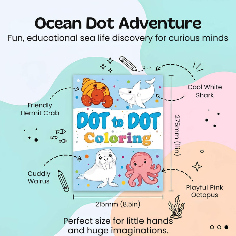 TibaToes™ Dot & Draw Activity Book