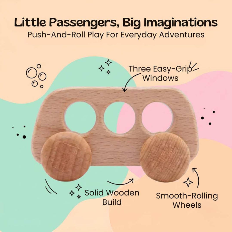 TibaToes™ Wooden Wonder Wheels
