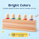 TibaToes™ Pop & Press Wooden Activity Toy