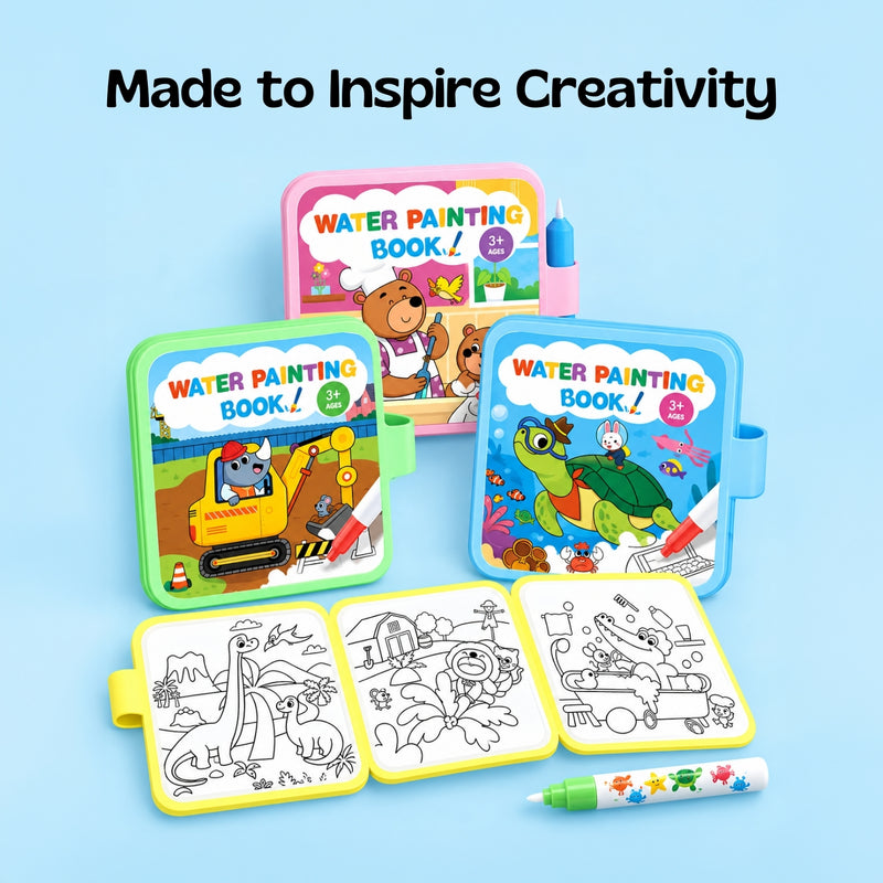 TibaToes™ MagicSplash Water Coloring Book