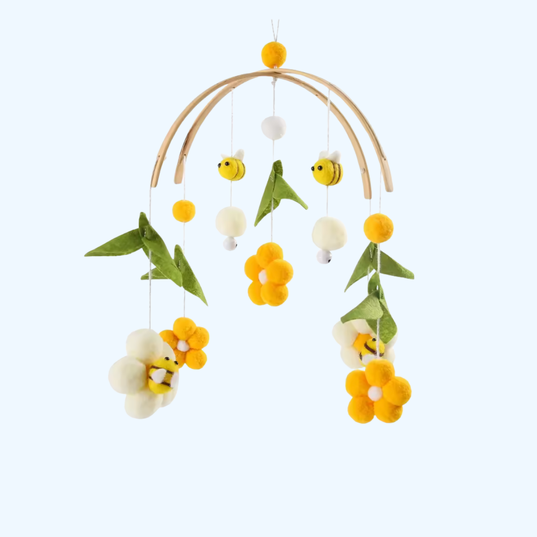 TibaToes™ Wooden Baby Mobile