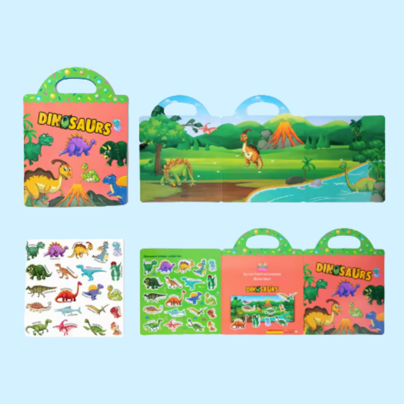 TibaToes Reusable Sticker World