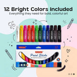 TibaToes™ RainbowGlide Washable Paint Sticks