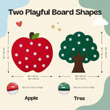 TibaToes™ ApplePatch Felt Food Sorting Board